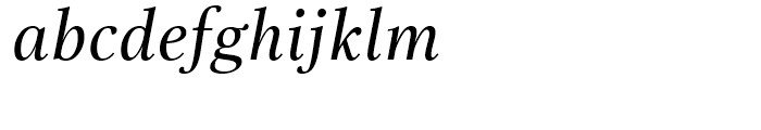 Linotype Really Medium Italic Font LOWERCASE