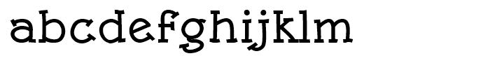 Linotype Rough Bold Font LOWERCASE