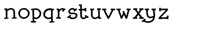 Linotype Rough Bold Font LOWERCASE