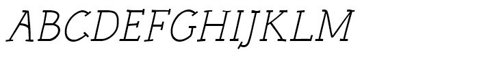 Linotype Rough Italic Font UPPERCASE