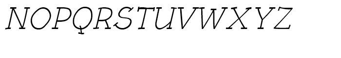 Linotype Rough Italic Font UPPERCASE