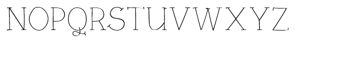 Linotype Rough Light Font UPPERCASE