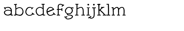 Linotype Rough Medium Font LOWERCASE