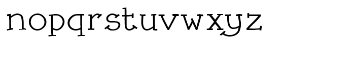 Linotype Rough Medium Font LOWERCASE