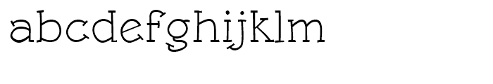 Linotype Rough Regular Font LOWERCASE