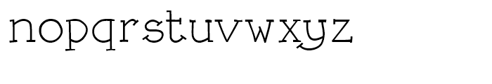 Linotype Rough Regular Font LOWERCASE