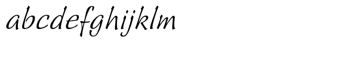 Linotype Sallwey Script Regular Font LOWERCASE