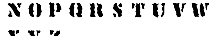 Linotype Sjablony Regular Font UPPERCASE
