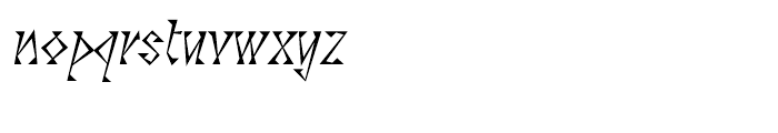 Linotype Sunburst East Regular Font LOWERCASE