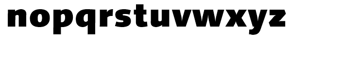 Linotype Syntax Black Font LOWERCASE