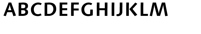 Linotype Syntax Bold Font UPPERCASE