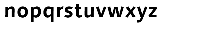 Linotype Syntax Bold Font LOWERCASE