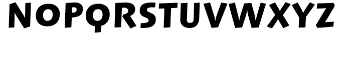 Linotype Syntax Lapidar Display Black Font UPPERCASE