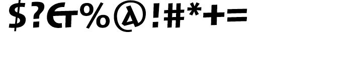 Linotype Syntax Lapidar Display Heavy Font OTHER CHARS