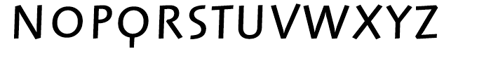 Linotype Syntax Lapidar Display Medium Font UPPERCASE