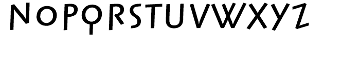 Linotype Syntax Lapidar Display Medium Font LOWERCASE