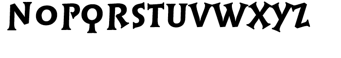 Linotype Syntax Lapidar Serif Display Heavy Font LOWERCASE