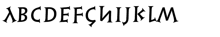 Linotype Syntax Lapidar Serif Display Medium Font LOWERCASE