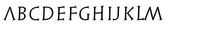 Linotype Syntax Lapidar Serif Display Regular Font UPPERCASE