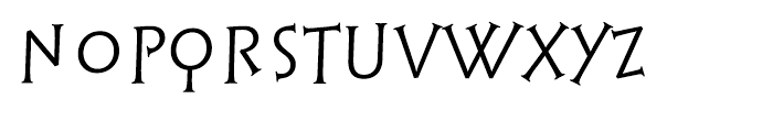 Linotype Syntax Lapidar Serif Display Regular Font LOWERCASE