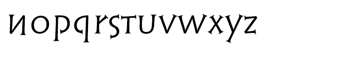 Linotype Syntax Lapidar Serif Text Regular Font LOWERCASE
