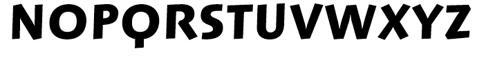 Linotype Syntax Lapidar Text Black Font UPPERCASE