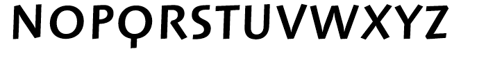 Linotype Syntax Lapidar Text Bold Font UPPERCASE