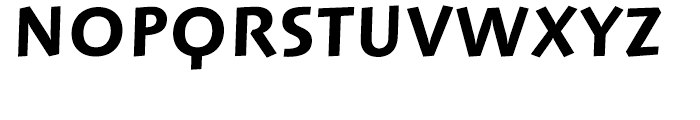 Linotype Syntax Lapidar Text Heavy Font UPPERCASE