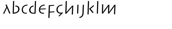 Linotype Syntax Lapidar Text Regular Font LOWERCASE