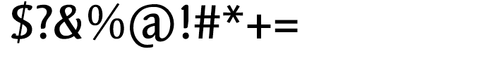 Linotype Syntax Letter Medium Font OTHER CHARS