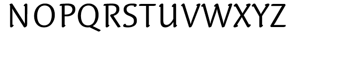 Linotype Syntax Letter Regular Font UPPERCASE