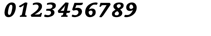 Linotype Syntax Serif Heavy Italic Font OTHER CHARS
