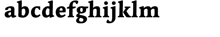 Linotype Syntax Serif Heavy Font LOWERCASE