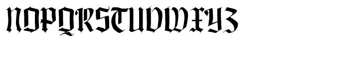Linotype Textur Gotisch DFR Font UPPERCASE