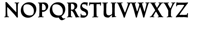 Linotype Trajanus Bold Font UPPERCASE