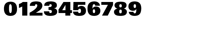 Linotype Univers 930 Basic Extra Black Font OTHER CHARS