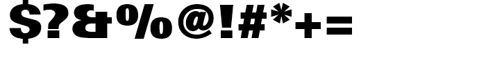 Linotype Univers 930 Basic Extra Black Font OTHER CHARS