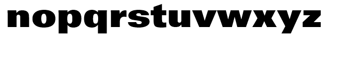 Linotype Univers 930 Basic Extra Black Font LOWERCASE