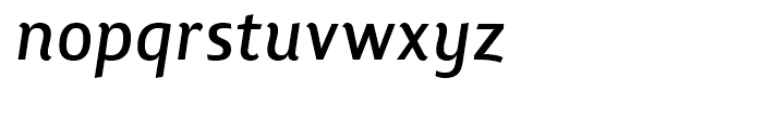 Lisboa Medium Italic Font LOWERCASE