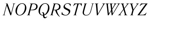 Literaturnaya Italic Font UPPERCASE