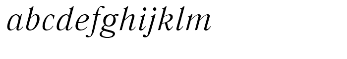 Literaturnaya Italic Font LOWERCASE