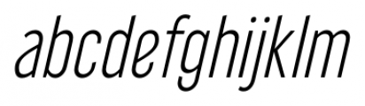 Libel Suit Light Italic Font LOWERCASE