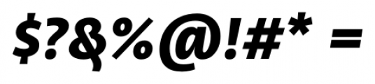 Libertad ExtraBold Italic Font OTHER CHARS