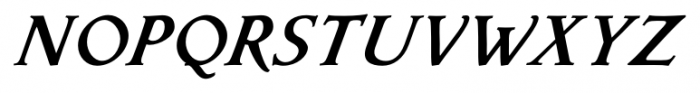 Librum Bold Italic Font UPPERCASE