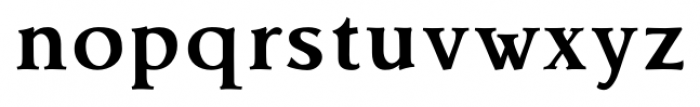 Librum Bold Font LOWERCASE