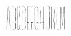 Lichtspielhaus Handmade Hairline Font UPPERCASE