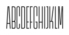 Lichtspielhaus Thin Font UPPERCASE