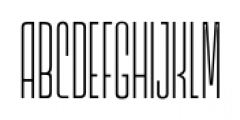 Lichtspielhaus Thin Font LOWERCASE