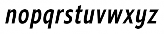 Ligurino Condensed Italic Font LOWERCASE