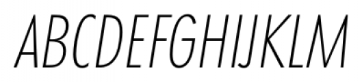 Limerick Cd Serial Xlight Italic Font UPPERCASE